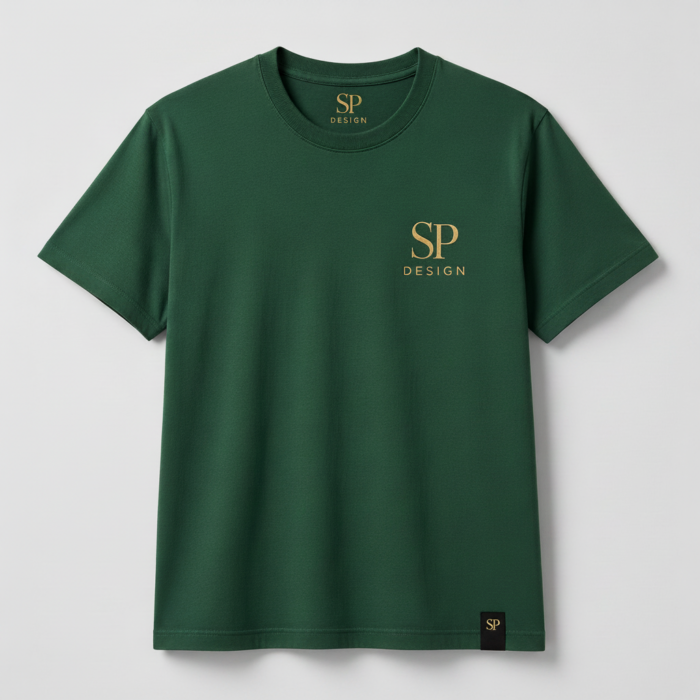 Signature Forest Green Casual Tee